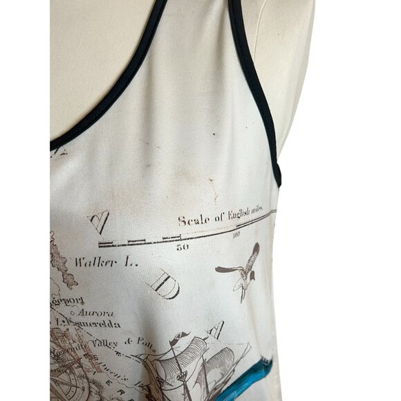 Chaos Monkey Octopus and map print tank size XL - Picture 6 of 11